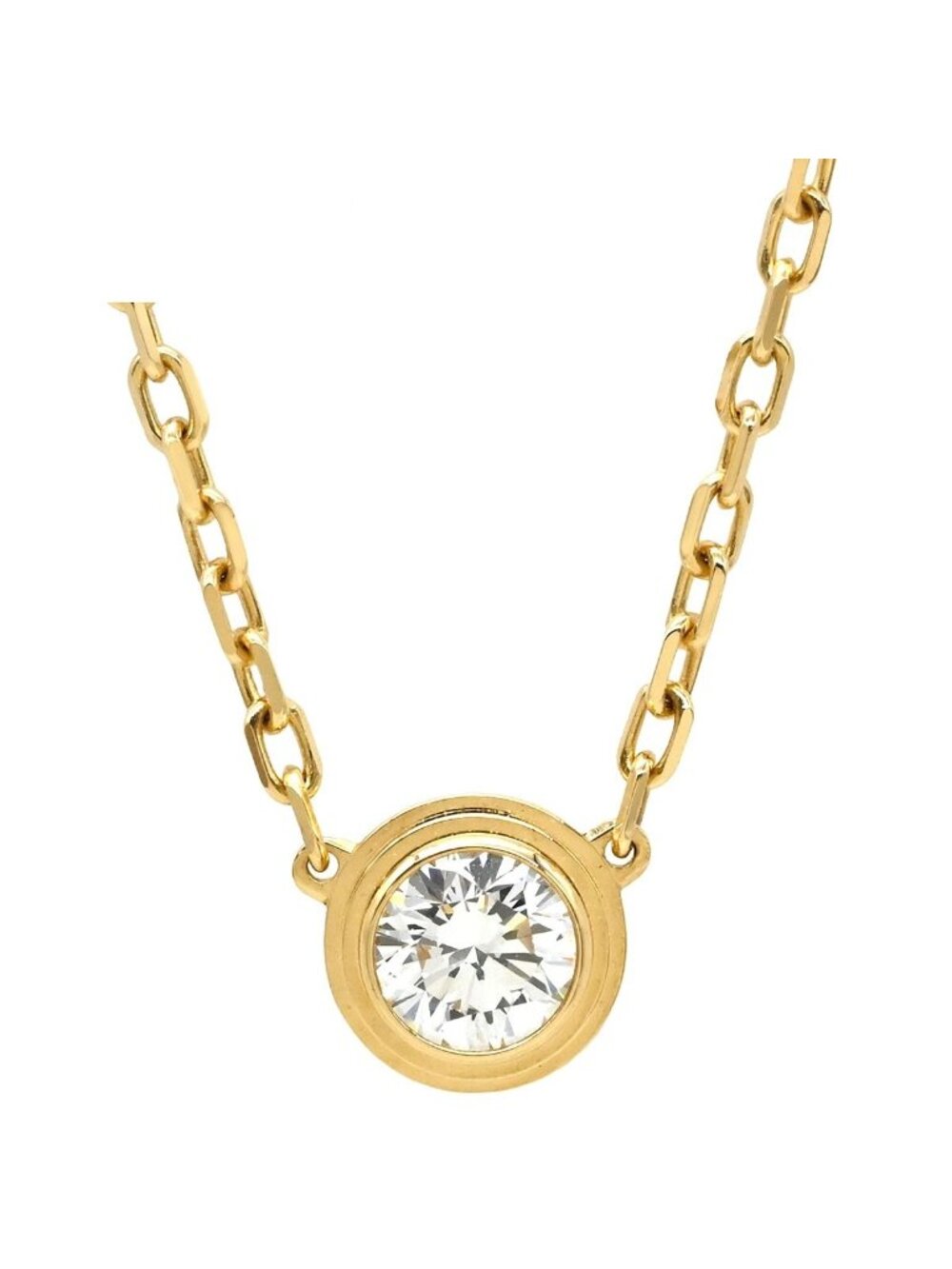 Cartier Necklace D'amour LM Yellow Gold 18k Diamond Large Model